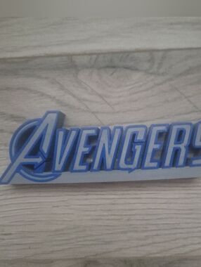 Avenger Blue Logo Wall Accent